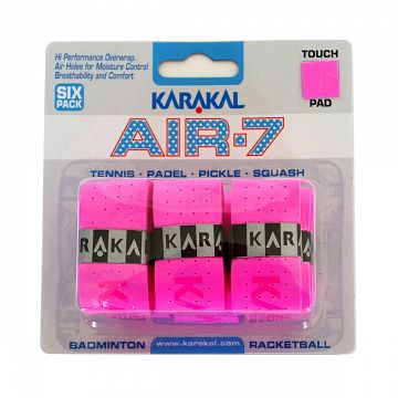 Karakal Air-7 Overgrip 6Pack Pink